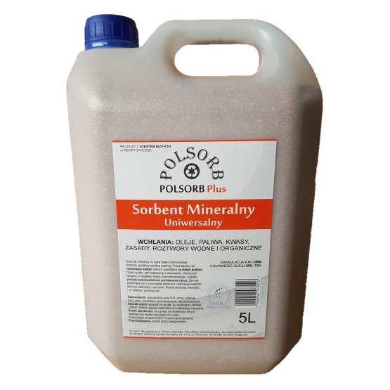 sorbent mineralny Polsorb Plus 5L ADR